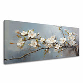 Lumea de flori pe panza Oaza de pace și bucurie