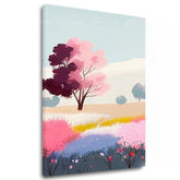 Peisaj pe pânză O lume debordând de culori