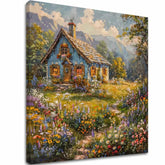 Peisaj pictura pe panza Ascunzătoarea de vară