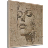 Imagine pe lemn - Față în runele timpului