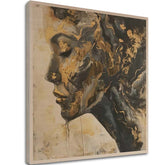 Pictura pe lemn - briza naturii scandinave