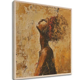 Imagine pe lemn - Soarele din munții nordici