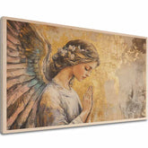 Imagine pe lemn - Gardian al luminii cerești