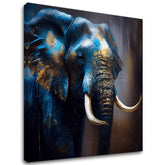 Pictură decorativă pe pânză - PREMIUM ART - Gigantul grațios din Savannah 80x80 cm