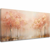 Pictură structurată Plimbare prin natura liniștită - PREMIUM ART