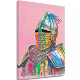 Imagine VIVID KNIGHT pe panza | Structură pictată