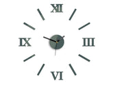 Ceas de perete modern NUMBER gray - imagine 2