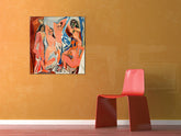 Tablou pe pânză PANNY Z AVIGNONU - Pablo Picasso - tablou pe pânză agățat în interiorul sufragerie moderne, decorațiune elegantă de perete