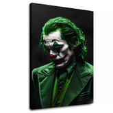 Modern tablou pe pânză cu motivul Joker: Zrodenie šialenstva în negru nuanțe, lumea filmului | Tablou Joker: Zrodenie šialenstva – principală