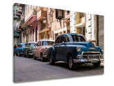Pop art tablou pe pânză cu motivul MOTO, stradă, automobil, motiv urban în albastru-roz nuanțe, atmosferă nostalgică, nostalgie, potrivit pentru birou – produs