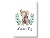 Modern tablou pe pânză cu motivul PENTRU COPII, elefant, motiv pentru copii, natură în alb-gri nuanțe, atmosferă delicată, creștere și dezvoltare și copilărie, potrivit pentru sufragerie – principală