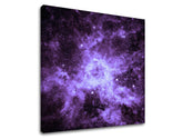 Modern tablou pe pânză cu motivul stele, galaxie, univers în alb-violet nuanțe, mister, potrivit pentru birou de lucru | Tablou de perete UNIVERS – principală