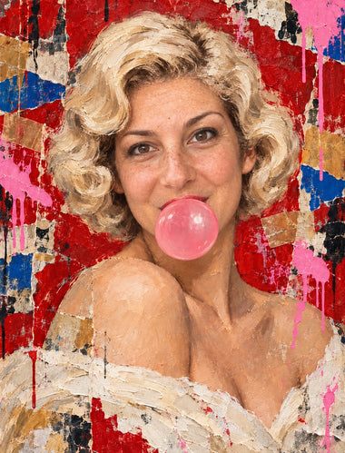 Tablou din poză ca legendă – clienta ca Marilyn Monroe