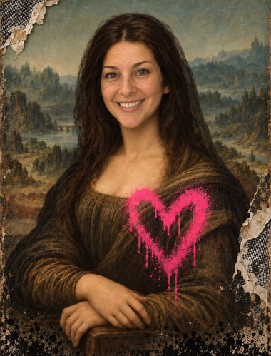 Tablou din poză ca legendă – clienta ca Mona Lisa