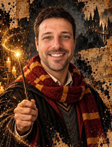 Tablou din poză ca legendă – clientul ca Harry Potter
