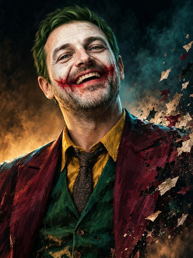 Tablou din poză ca legendă – clientul ca Joker