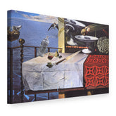 Tablou pe pânză Natură moartă vie – Salvador Dalí, vedere 3D
