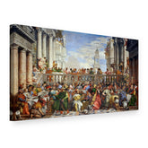 Tablou pe pânză Nunta din Cana Galileii – Paolo Veronese, vedere 3D