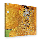 Tablou pe pânză Portretul Adelei Bloch-Bauer – Gustav Klimt, vedere 3D