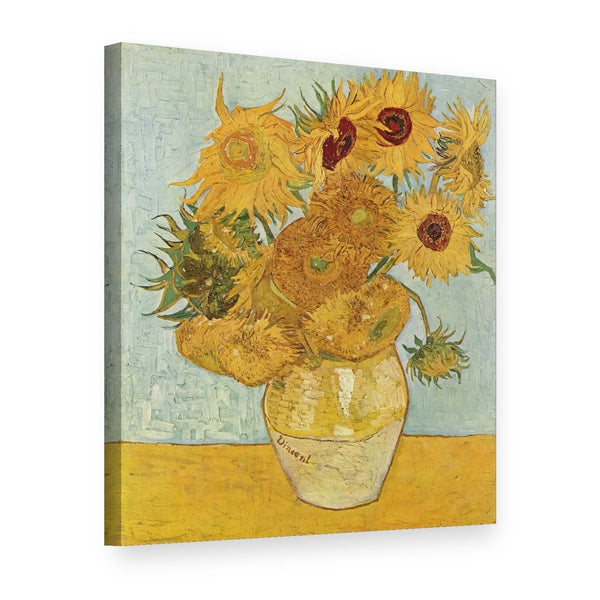 Tablou canvas Vază cu douăsprezece flori de floarea-soarelui – Vincent van Gogh