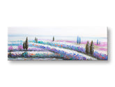 Pictat manual tablou pe pânză cu motivul PAJIȘTE, cer, flori, natură, animal în multicolor nuanțe, atmosferă liniștită, natură și atmosferă de primăvară – principală