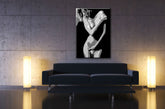 POP Art pictat manual tablou Nude Woman - tablou pe pânză agățat în interiorul sufragerie moderne, decorațiune elegantă de perete, imprimare de calitate pe pânză