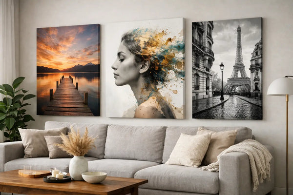 Tablouri pe pânză care vă vor transforma casa – inspirație pentru interiorul modern | Papilora