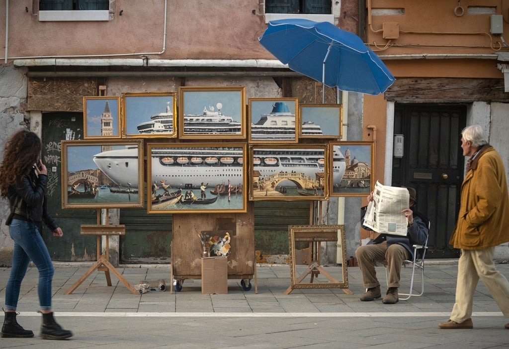 Banksy dezvaluit langa o pictura in Venetia | Papilora.ro