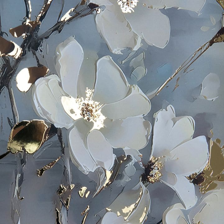 Poster de perete cu efect EXTRA - Nordic Bloom