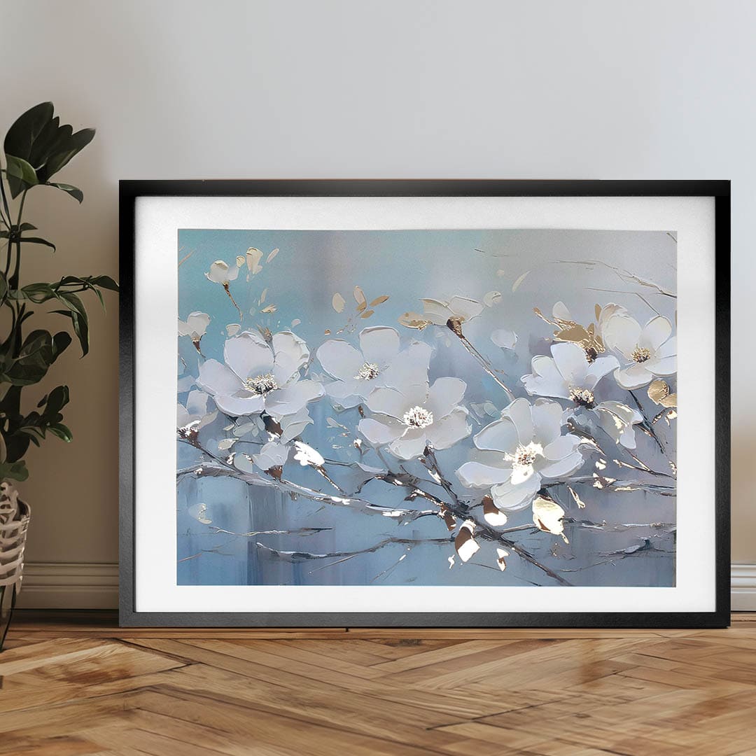 Poster de perete cu efect EXTRA - Nordic Bloom