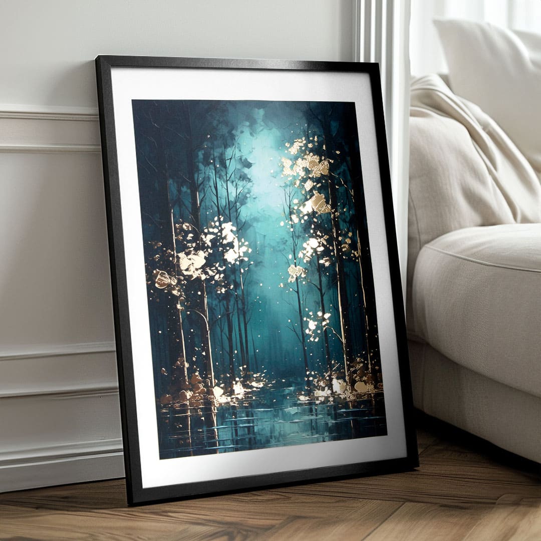 Poster de perete cu efect EXTRA - Copaci mistici