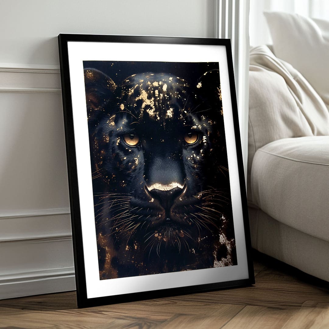 Poster de perete cu efect EXTRA - Pantera de Aur