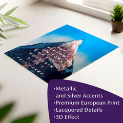 Poster de perete cu efect EXTRA - Peak Motivation