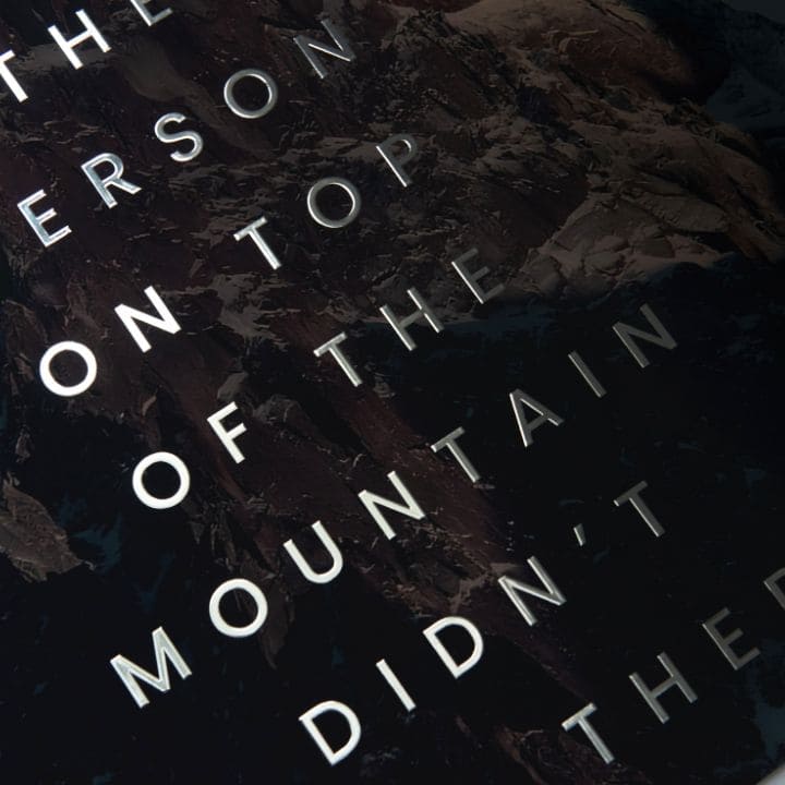 Poster de perete cu efect EXTRA - Peak Motivation