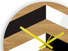 Ceas de perete din lemn Cikcak