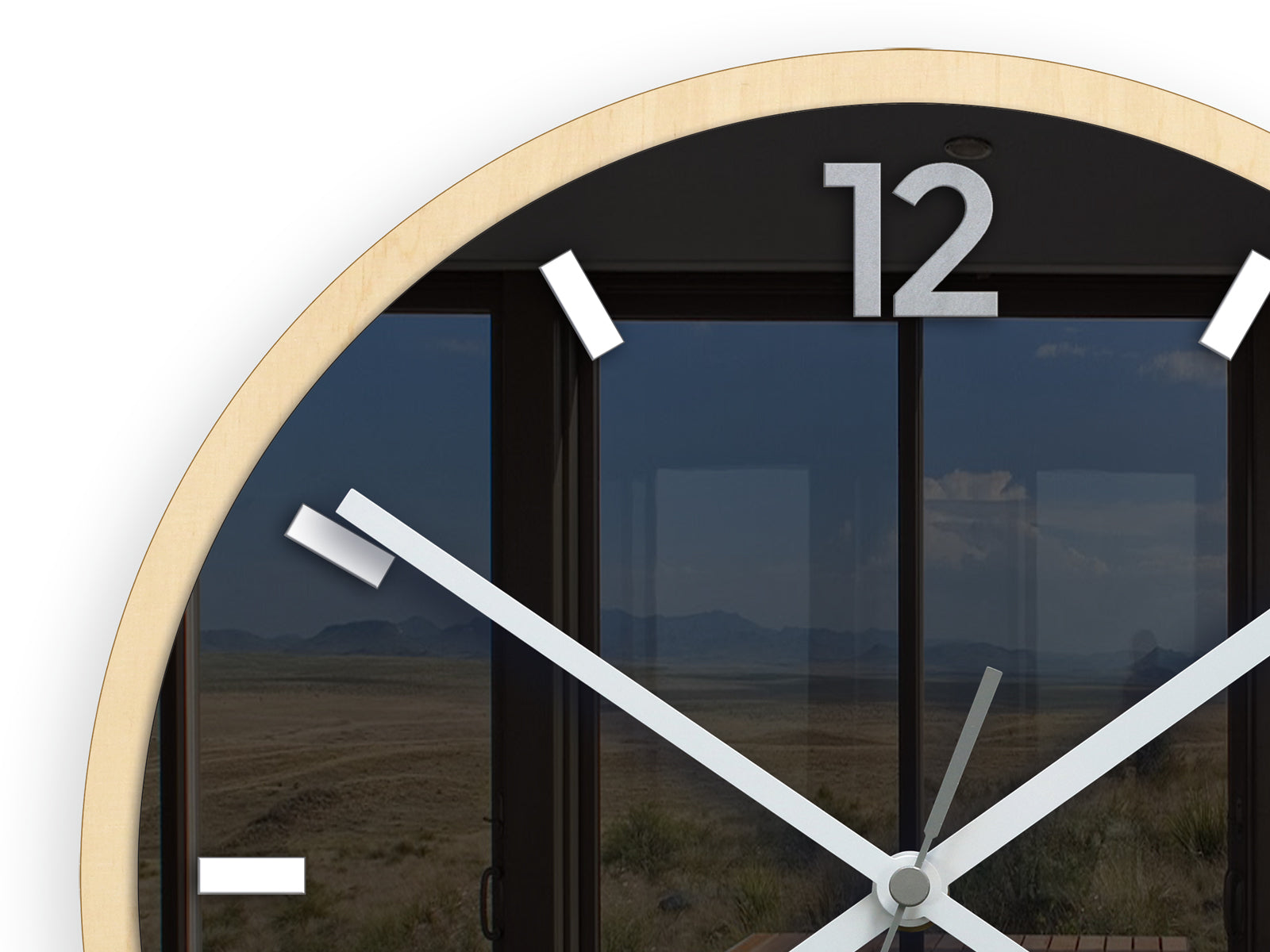 Ceas de perete modern GRAFIT Gri