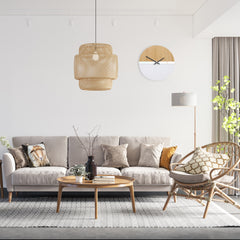 Ceas de perete modern cu oglindă