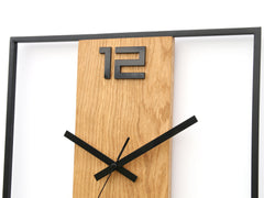 Ceasuri de perete moderne RETRO Lemn-metal