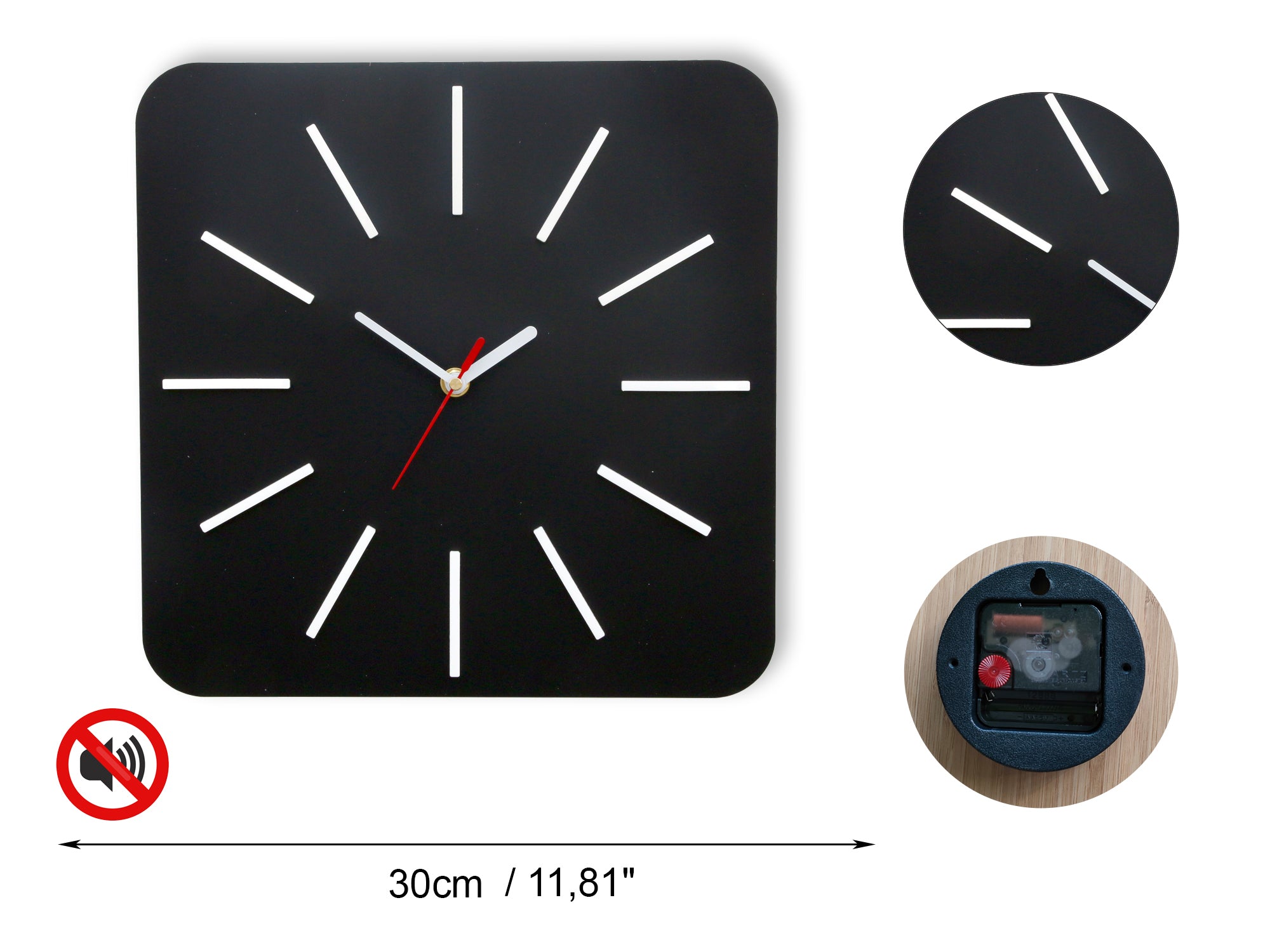 Ceas de perete modern HYPNOTIC