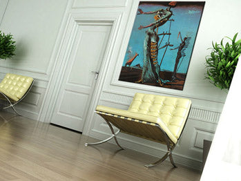 Imaginea pe panza HORIACA ZIRAFA - Salvador Dalí REP002