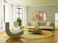 Tablou pe panza 1 parte PATRU SEZONURI - Alfons Mucha 000 REP004