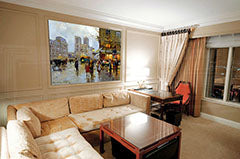 Imagine pe panza PLACE SAINT-MICHEL ET NOTRE DAME - Edouard Leon Cortes REP027