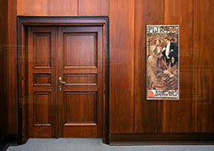 Imaginea pe pânză FLIRT - Alfons Mucha REP098