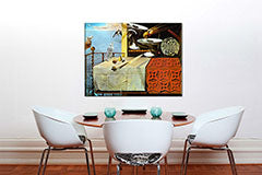 Imaginea pe panza NATURA MORTE VIVENTE - Salvador Dalí REP121