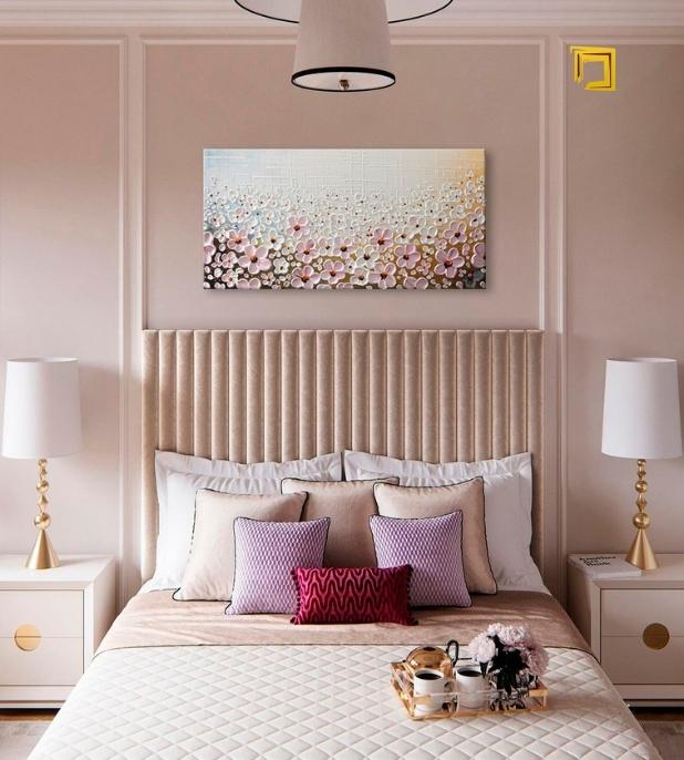 Pictură pe pânză FLOWERS 100x50 cm