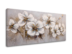 Imaginea pe pânză FLOWERS Discount 40 % 100X50 cm