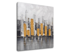 Pictură pe pânză MESTO 70x70 cm