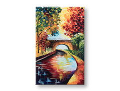 Peisaj pe pânză 75x120 cm