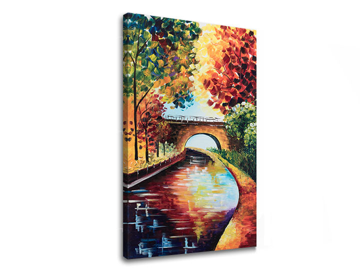 Peisaj pe pânză 75x120 cm