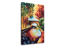 Peisaj pe pânză 75x120 cm